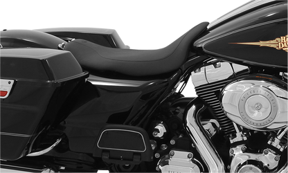 Mustang Runaround Smooth Low Solo Seat fits 2008-2024 Harley Touring 76869