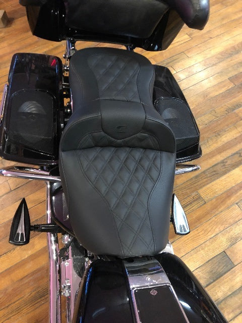 Saddlemen RoadSofa Lattice Gel Seat 1997-2007 Harley Touring Road King FLHR FLHX