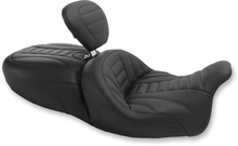 Mustang Vintage Touring Seat & Backrest for 2015-2021 Harley Freewheeler FLRT