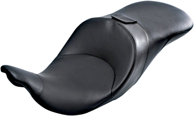 Danny Gray Tourist Air Black Leather 2up Seat 2008-2024 Harley Touring Bagger