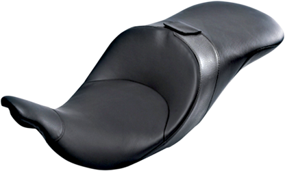 Danny Gray Tourist Air Black Leather 2up Seat 2008-2024 Harley Touring Bagger