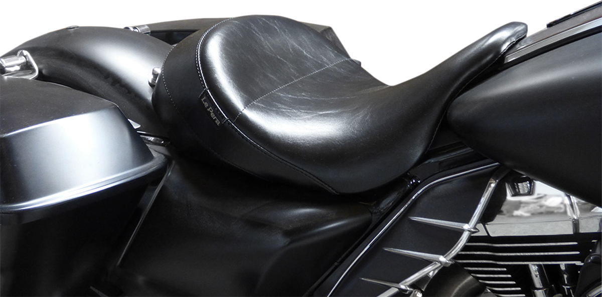 Le Pera Aviator Up Front Smooth Solo Seat for 2008-2024 Harley Touring LKU-017