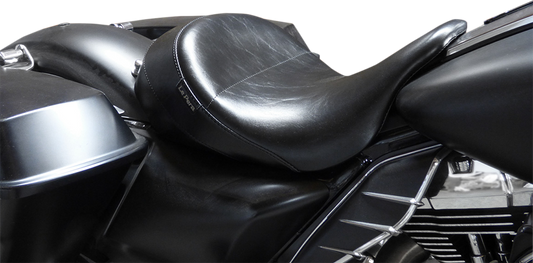 Le Pera Aviator Up Front Smooth Solo Seat for 2008-2024 Harley Touring LKU-017