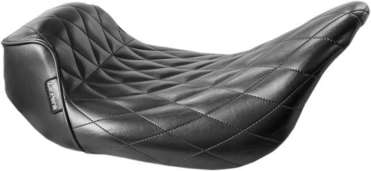 Le Pera Sprocket Diamond Low Solo Seat fits 2008-2024 Harley Touring LK-327DM