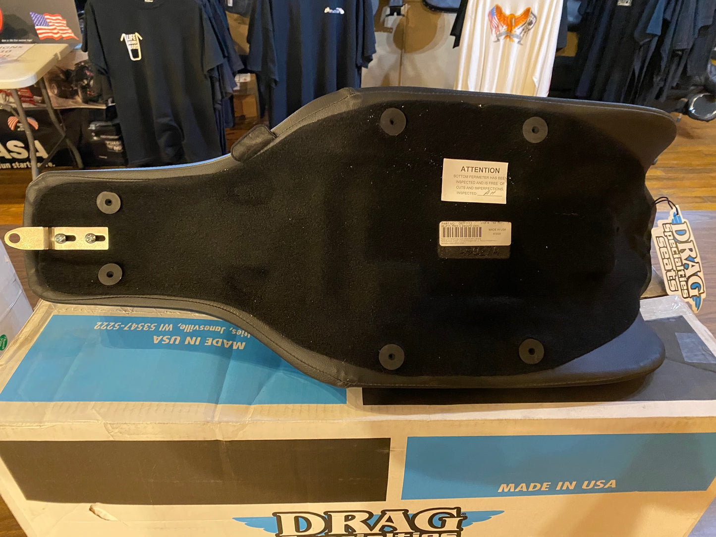 Drag Specialties Predator III Smooth Seat for 2008-2024 Harley Touring FLHR FLHX