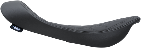 Drag Specialties Black Double Diamond Solo Seat for 1997-07 Harley Touring FLHR
