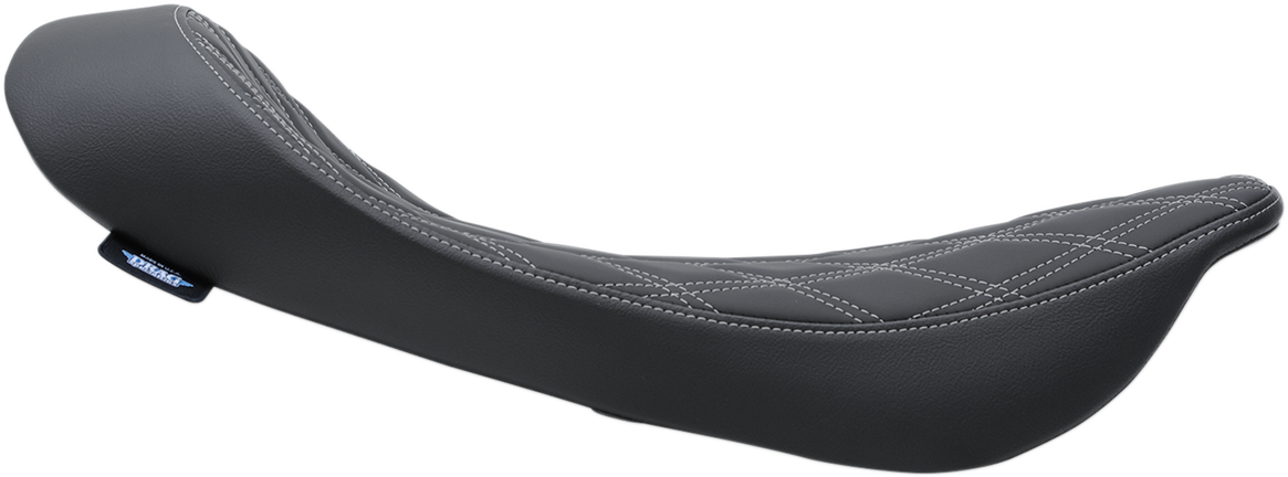 Drag Specialties Silver Double Diamond Solo Seat for 1997-07 Harley Touring FLHR