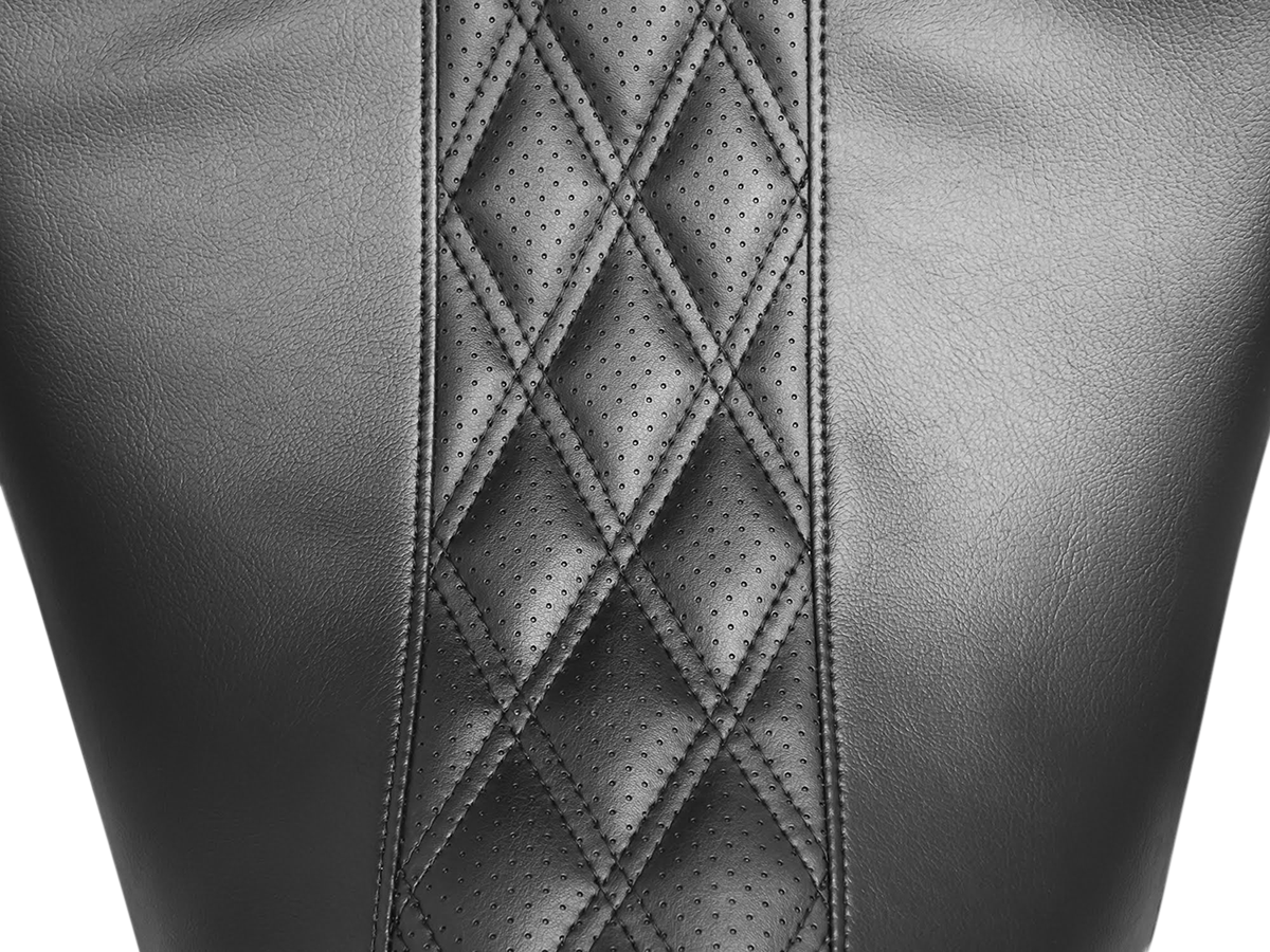 Le Pera Maverick Diamond Inlay Seat fits 2008-2024 Harley Touring LK-957HR2