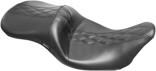 Le Pera Outcast GT-2 Diamond Inlay Seat fits 2008-2024 Harley Touring LK-987GT2