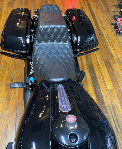 Le Pera Tailwhip Diamond Seat fits 2008-2024 Harley Davidson Touring LK-587DD