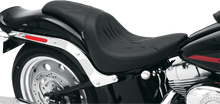 Drag Specialties Predator Flame Stitch Seat for 2006-17 Harley Davidson Softail