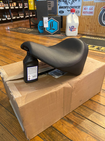 Danny Gray Black Buttcrack Solo Seat 2011-2017 Harley Softail Blackline FLS FLSS