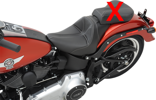 Saddlemen Dominator Gel Solo Seat for 2006-17 Harley Softail Fat Boy Night Train