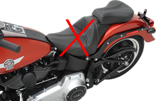 Saddlemen Dominator Rear Pillion Gel Seat for 2006-2017 Harley Softail FLST FXST