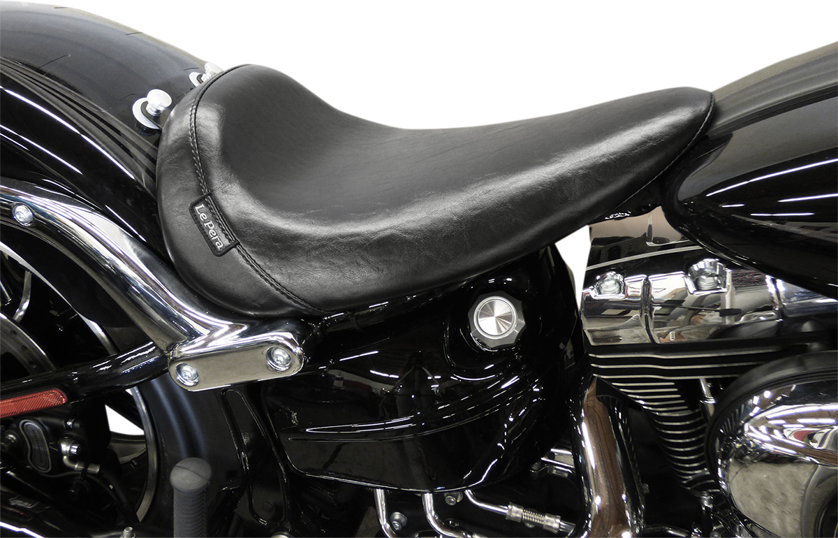 Le Pera Bare Bones Smooth Solo Seat fits 2013-2017 Harley Softail Breakout FXSB