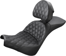 Saddlemen Explorer Lattice Gel Seat & Backrest for 2018-2026 Harley Softail FXBB