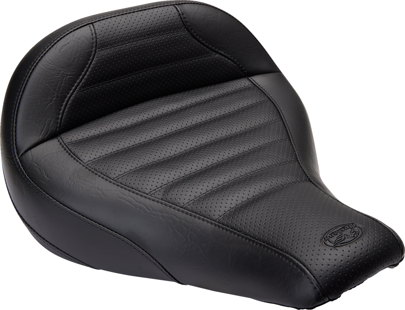 Mustang Touring Tuck n Roll Solo Seat for 2018-2023 Harley Softail Fat Boy FLFB