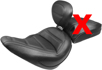 Mustang Touring Solo Seat & Backrest fits 2018-2021 Harley Softail Slim FLSL
