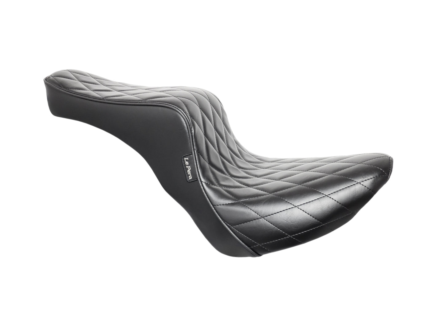 Le Pera Black Diamond Stitch Cherokee Seat 2018-2023 Harley Softail Street Bob