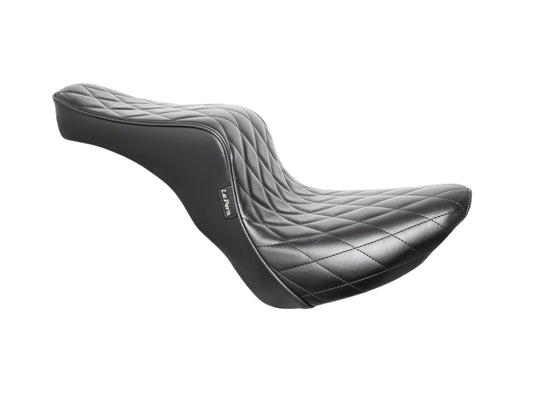 Le Pera Black Diamond Stitch Cherokee Seat 2018-2023 Harley Softail Street Bob