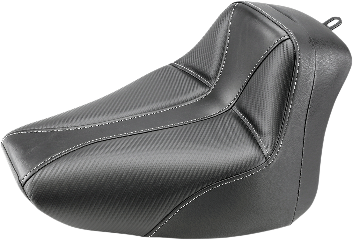 Saddlemen Dominator Gray Stitch Solo Gel Seat 2000-2006 Harley Softail FLST FXST
