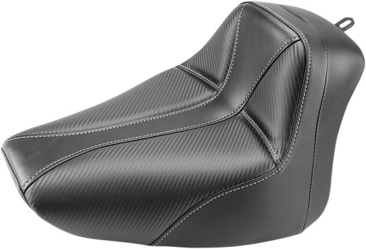 Saddlemen Dominator Gray Stitch Solo Gel Seat 2000-2006 Harley Softail FLST FXST