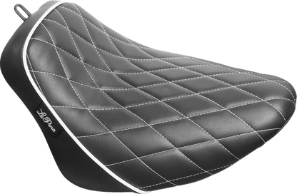 Le Pera Bare Bones White Diamond Solo Seat for 2018-23 Harley Softail FXBB FLSL