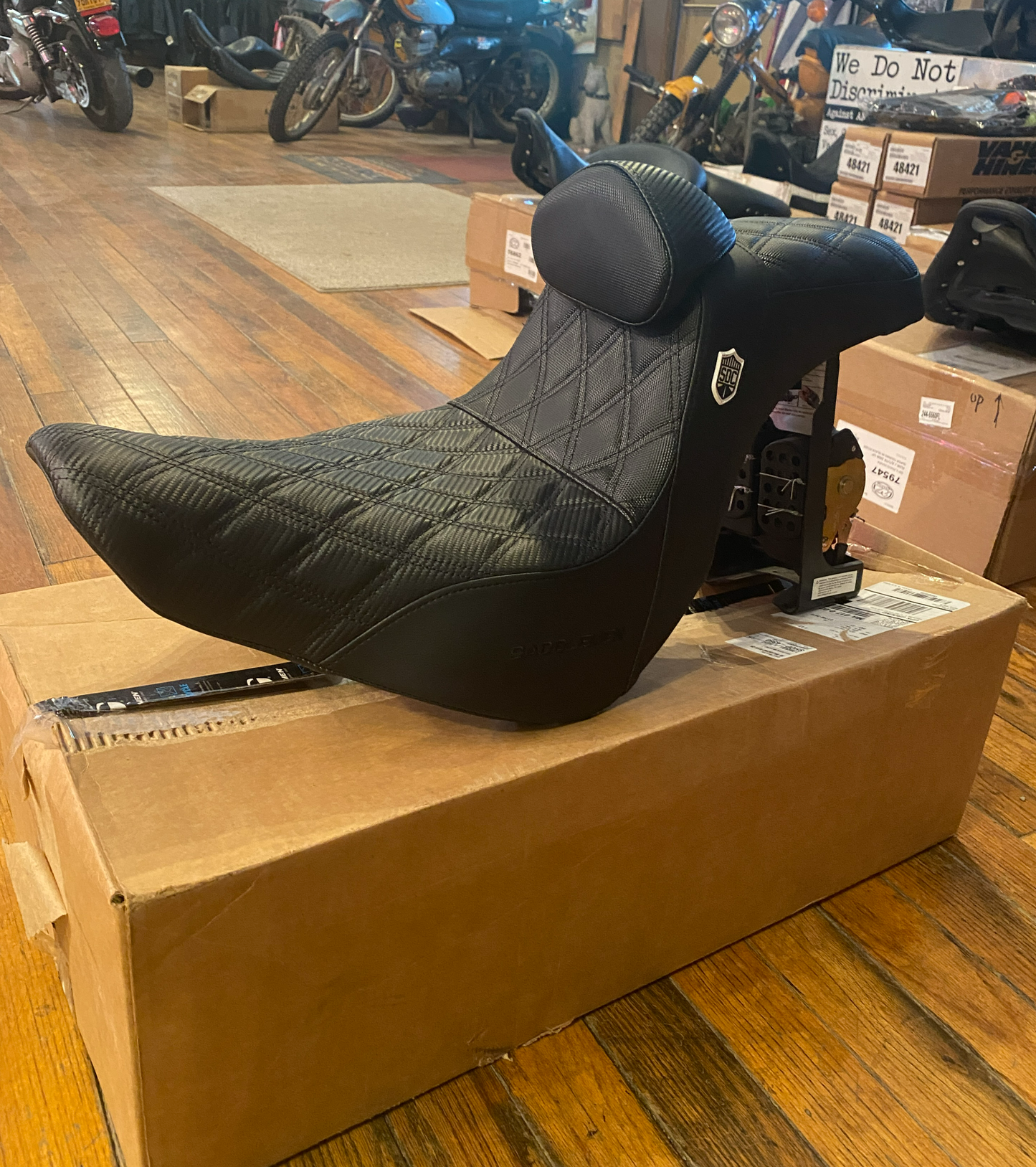 Saddlemen Pro Series SDC Motorcycle Seat fits 2018-2023 Harley Softail Low Rider