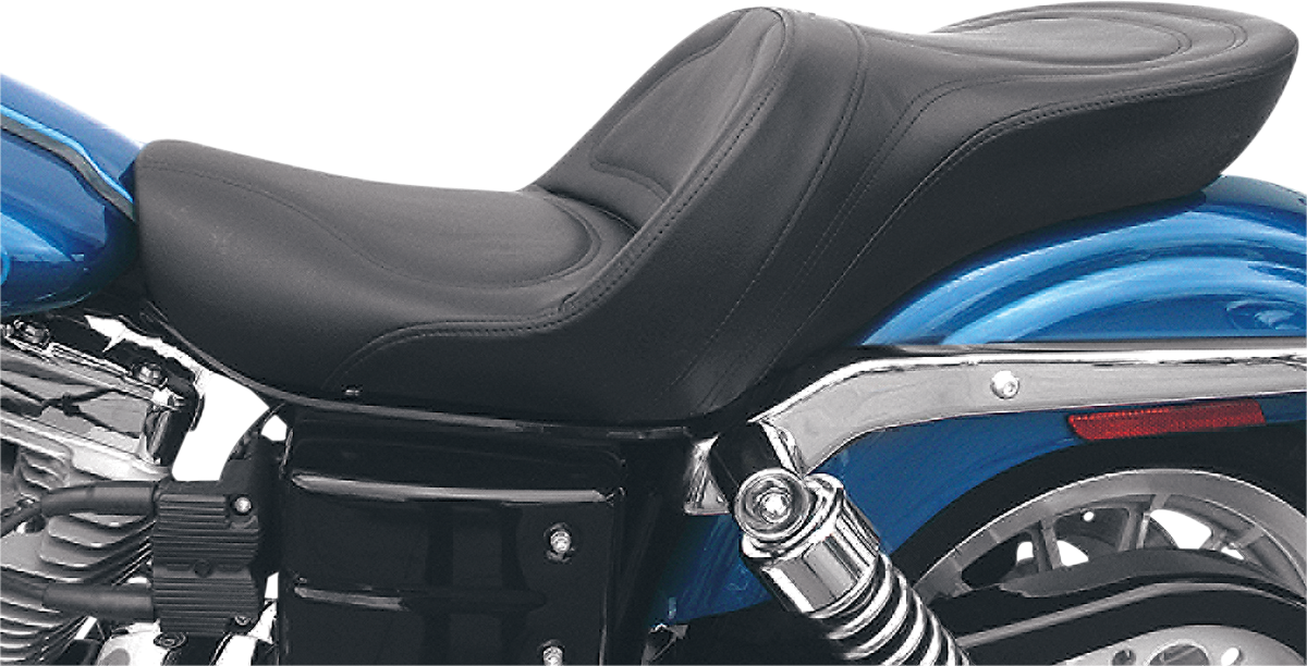 Saddlemen Explorer Black Stitched Gel Seat for 2004-2005 Harley Dyna FXD FXDL