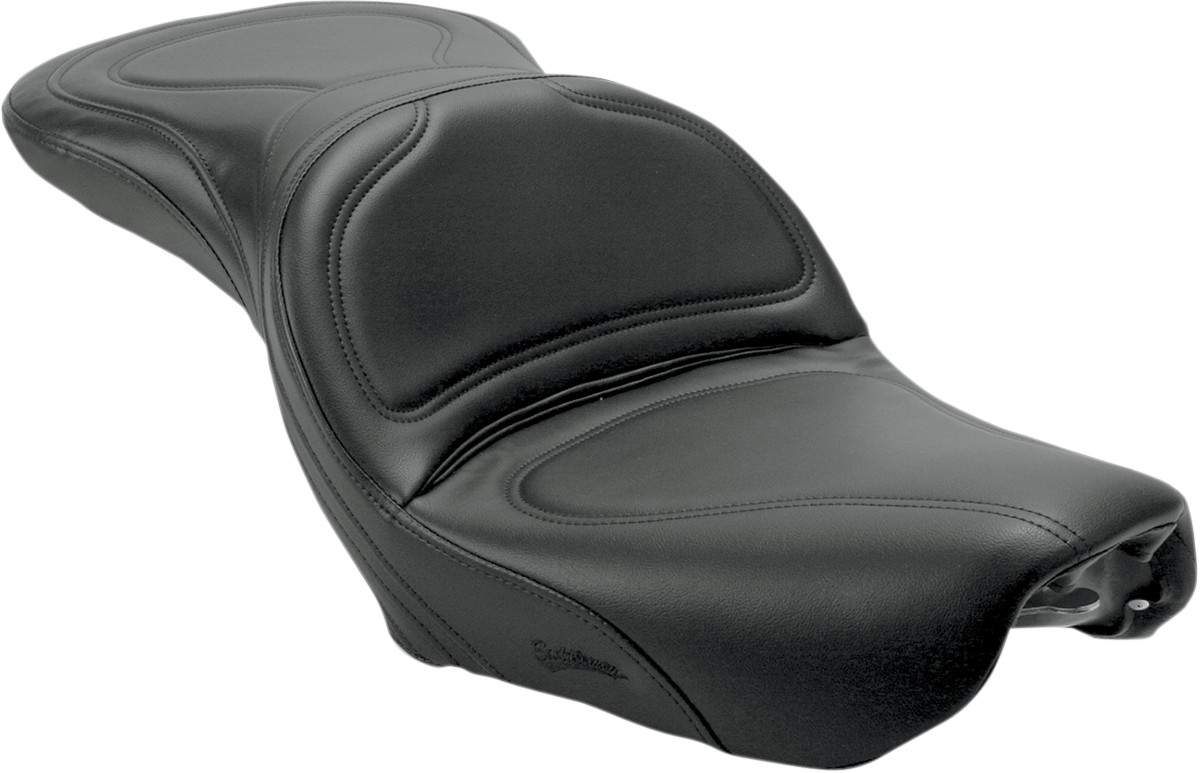 Saddlemen Explorer Black Stitch Gel Seat 2004-2005 Harley Dyna Wide Glide FXDWG