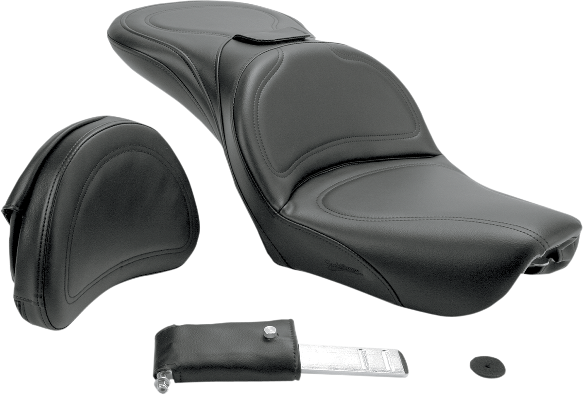 Saddlemen Explorer w/ Backrest Gel Seat 2004-2005 Harley Dyna Wide Glide FXDWG