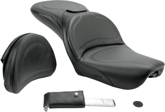 Saddlemen Explorer w/ Backrest Gel Seat 2004-2005 Harley Dyna Wide Glide FXDWG