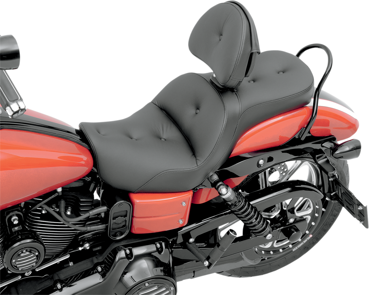 Saddlemen Road Sofa Pillow Top Gel Seat & Backrest 2006-2017 Harley Dyna FXD