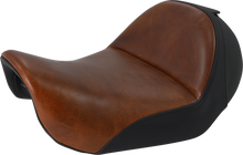 Saddlemen Renegade Lariat Brown Leather Solo Seat 2006-2017 Harley Dyna FXD