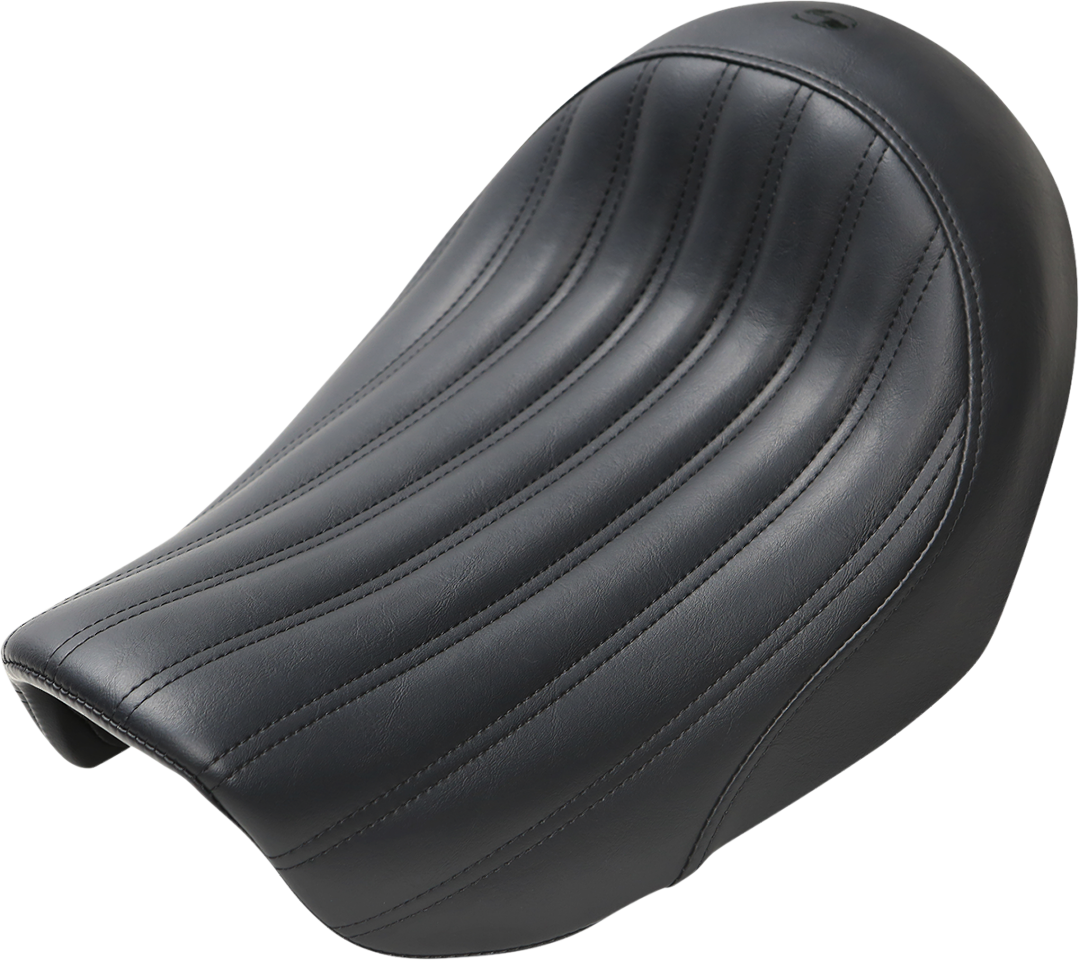 Saddlemen Knuckle Ribbed Black Gel Solo Seat fits 2006-2017 Harley Dyna FXDLS