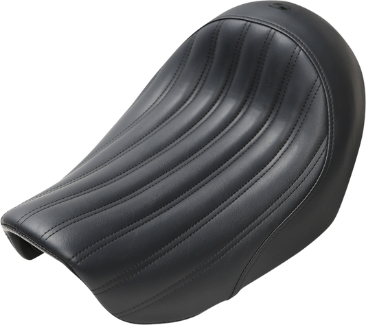 Saddlemen Knuckle Ribbed Black Gel Solo Seat fits 2006-2017 Harley Dyna FXDLS