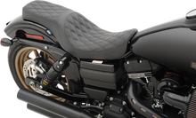 Drag Specialties Predator Diamond Stitch Seat for 2006-17 Harley Dyna FXDF FXDB