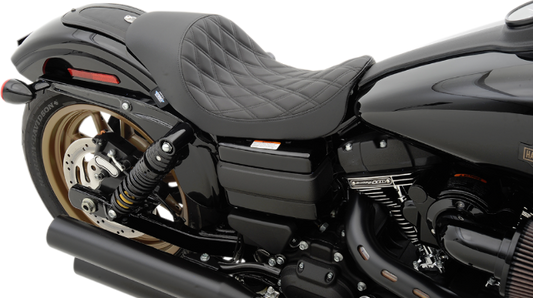 Drag Specialties Diamond Stitch Solo Seat fits 2006-2017 Harley Dyna FXD FXDF