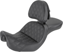 Saddlemen Explorer Lattice Stitch Seat & Backrest fits 2006-2017 Harley Dyna FXD