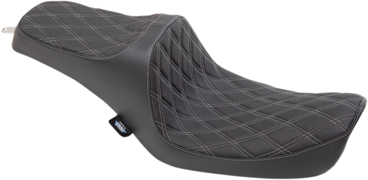 Drag Specialties Predator III Silver Diamond Seat fits 1996-2003 Harley Dyna FXD