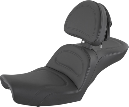 Saddlemen Explorer Seat & Backrest fits 1996-2003 Harley Dyna FXD FXDL FXDX