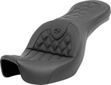 Saddlemen Roadsofa Lattice Stitch Gel Seat fits 2006-2017 Harley Davidson Dyna