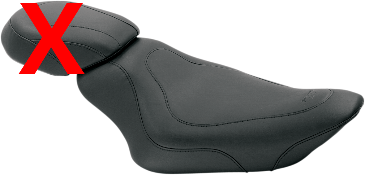 Mustang Tripper Solo Seat 2004-2021 Harley Sportster with 4.5 Gallon Tank