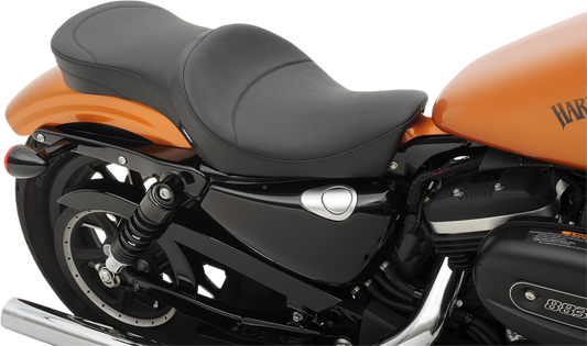 Drag Specialties Double Bucket Smooth Seat fits 2010-2021 Harley Sportster