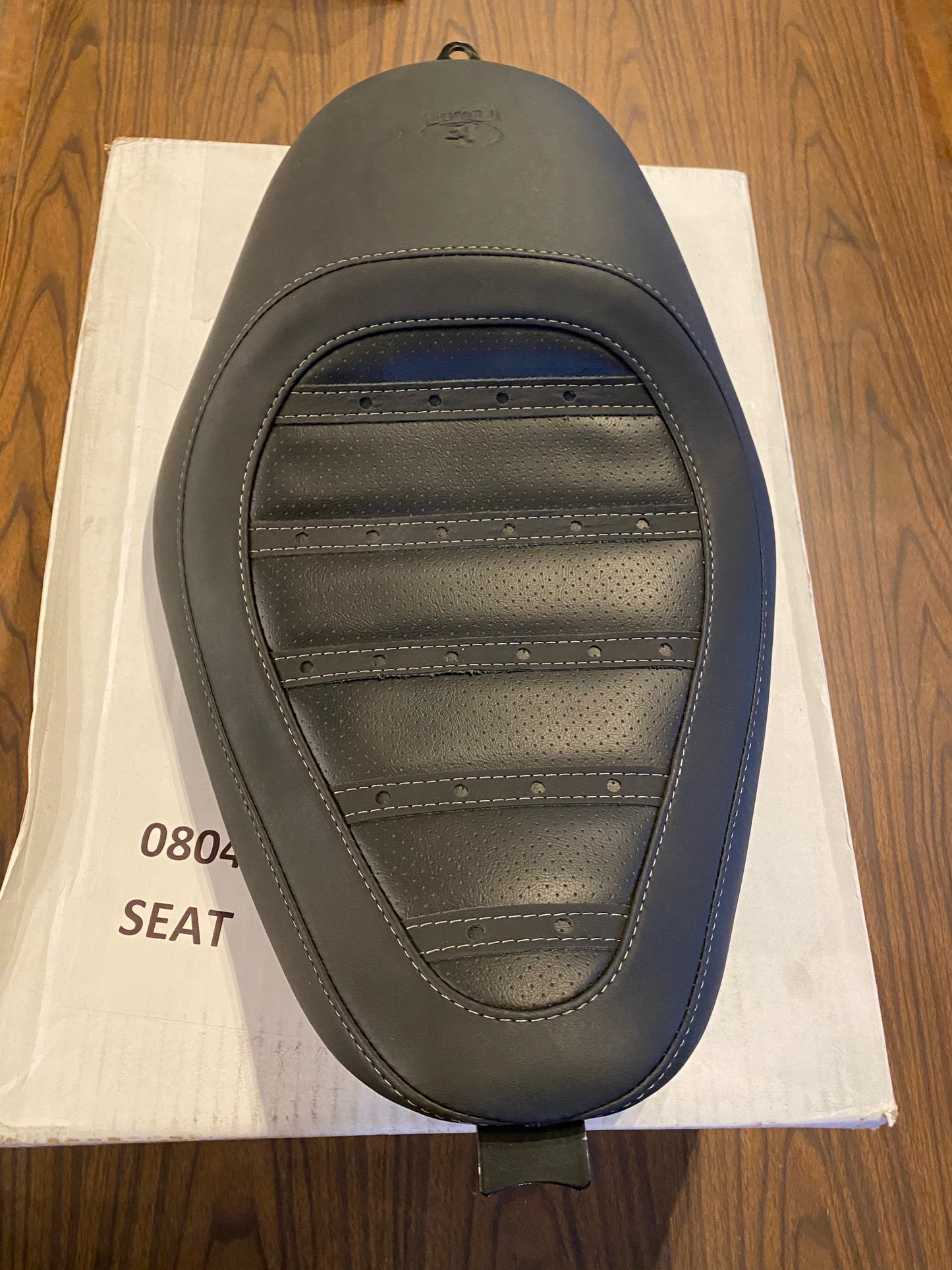 Mustang Leather Daytona Motorcycle Solo Seat 2004-2021 Harley Sportster XLL XLC