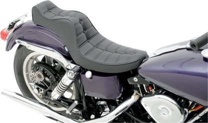 Drag Specialties Mini King & Queen Scorpion Stitch Seat for 1958-84 Harley FX FL