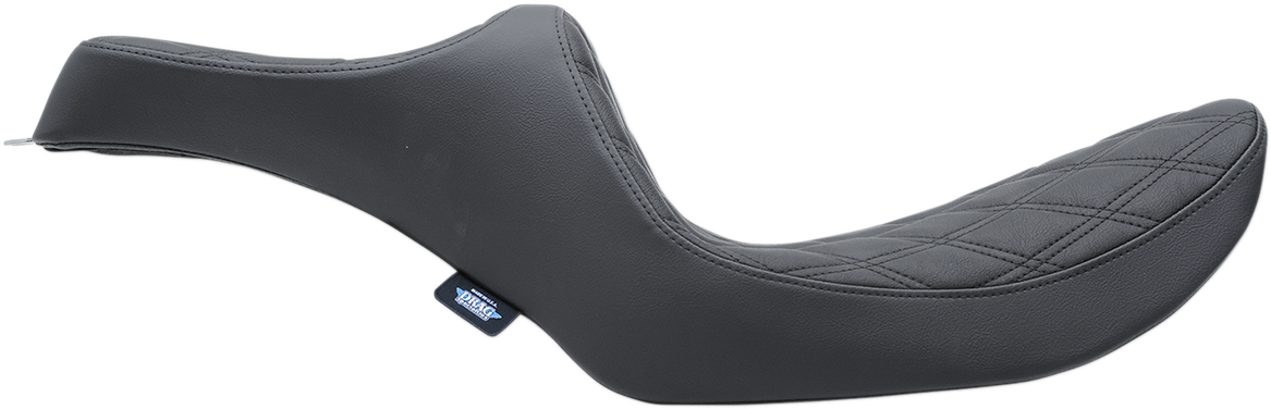 Drag Specialties Black Diamond Predator Seat 1982-2000 Harley Davidson FXR FXRS