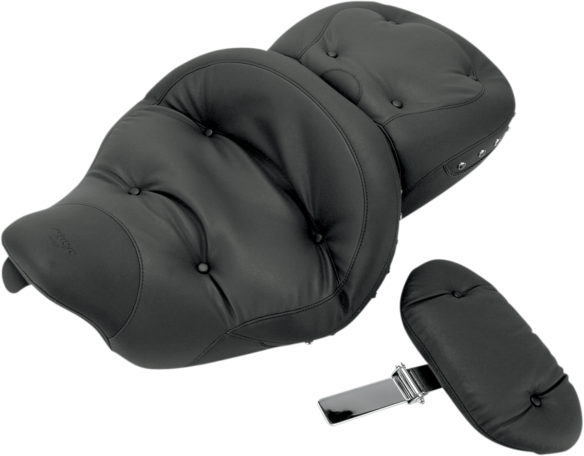 Mustang Regal Studded Seat & Backrest fits 2008-2024 Harley Touring 79609