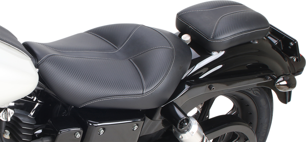 Saddlemen Dominator 7" Detachable Rear Pillion Pad for Harley Davidson