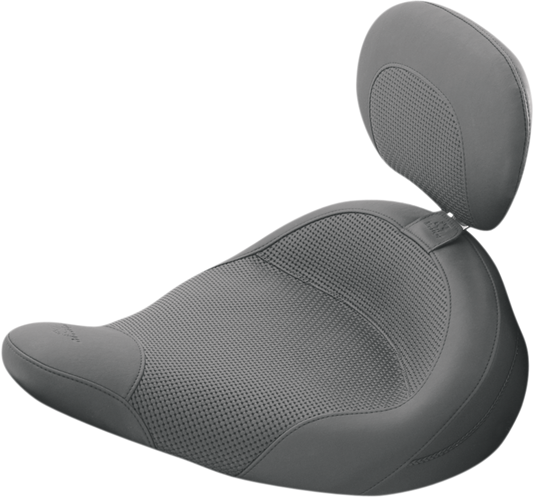 Mustang Solo Seat & Backrest fits 1999-2021 Harley Police Touring FLHTPI FLHTP